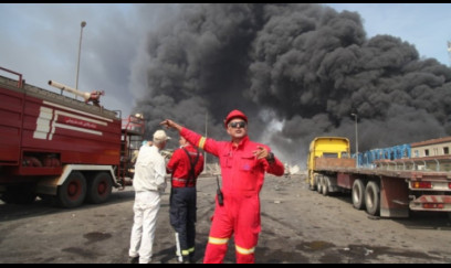 İranda DƏHŞƏTLİ YANĞIN