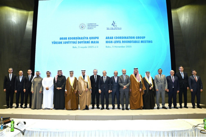 Bakıda Ərəb Koordinasiya Qrupunun yüksək səviyyəli dəyirmi masası keçirilib 