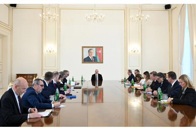 Prezident NATO nümayəndə heyətini qəbul etdi