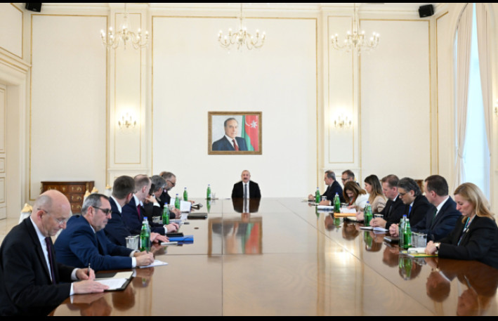 Prezident NATO nümayəndə heyətini qəbul etdi