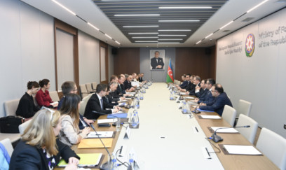 Ceyhun Bayramov NATO nümayəndə heyəti ilə görüşüb 