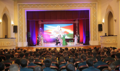 Xəzər rayonunda Zəfər Günü münasibətilə tədbir keçirilib - FOTO