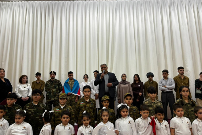 Sumqayıtdakı "İdrak" liseyində Zəfər gününə həsr olunmuş tədbir keçirilib 