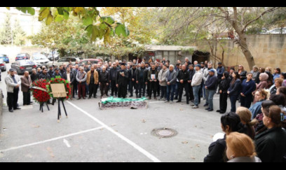 Vahid Əliyevlə vida mərasimi keçirilir - FOTOLAR