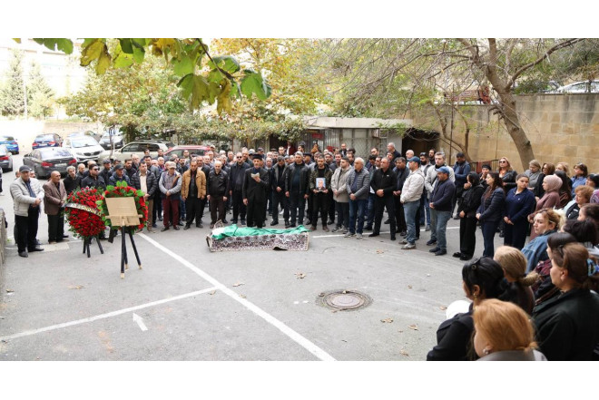 Vahid Əliyevlə vida mərasimi keçirilir - FOTOLAR