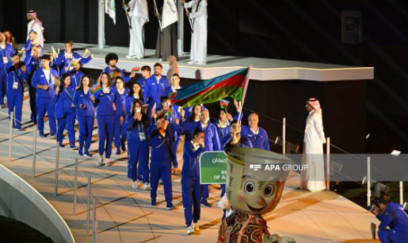 İslam Oyunları: Azərbaycan idmançıları paraddan keçib 