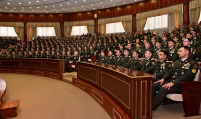 DİN-də Zəfər Gününə həsr olunmuş təntənəli mərasim keçirilib