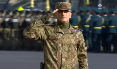 Ordu korpuslarının keçidinin videosu - Hikmət Mirzəyev başçılıq etdi