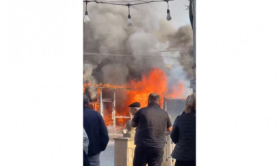 Maştağada bitişik bir neçə obyekt yanıb 