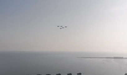 Bakıda hərbi paradda Türkiyənin "F16" təyyarələri uçuş həyata keçirib