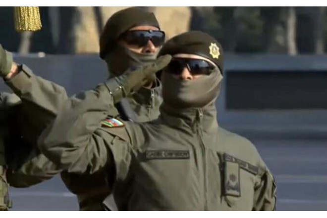 “Qartal” və “Yarasa” heyəti də paradda - VİDEO