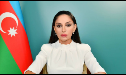 Mehriban Əliyeva Dövlət Bayrağı Günü münasibətilə paylaşım edib 