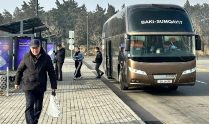 Sumqayıtdan Bakıya yeni avtobus xətti istifadəyə verildi