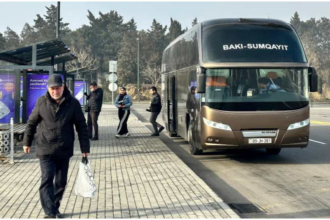 Sumqayıtdan Bakıya yeni avtobus xətti istifadəyə verildi