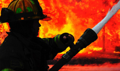 Şəkidə 4 otaqlı evdə yanğın olub 