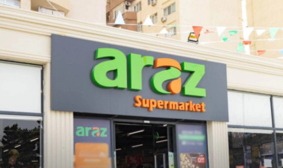 "Araz market"də yanğın 
