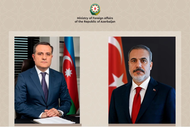 Ceyhun Bayramovla Hakan Fidan arasında telefon danışığı olub 