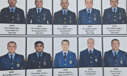 Türkiyə hərbi təyyarəsinin şəhid heyətinin fotoları yayıldı