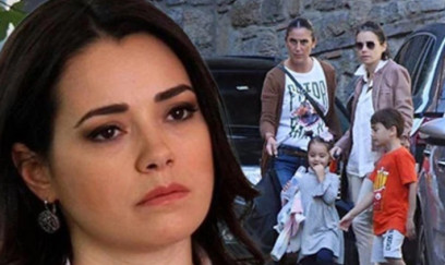 Uşaqları ilə serial çəkilişinə gedərkən qəzaya düşdü