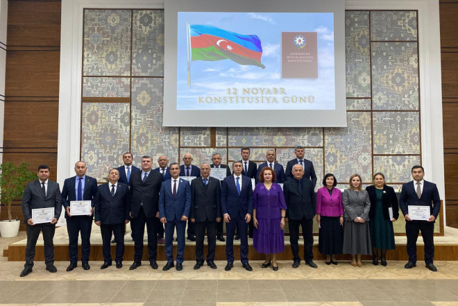 Xəzər rayonunda Konstitusiyamızın 30 illiyi qeyd edilib - FOTO