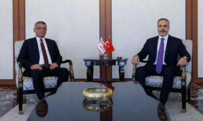 Hakan Fidan Tufan Erhürman ilə görüşüb 