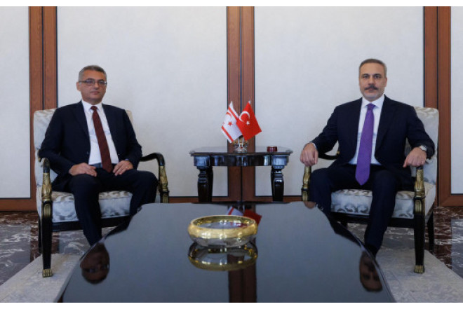 Hakan Fidan Tufan Erhürman ilə görüşüb 