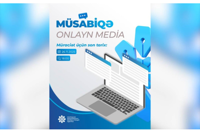 MEDİA onlayn nəşrlərə dəstək üçün müsabiqə açıqladı