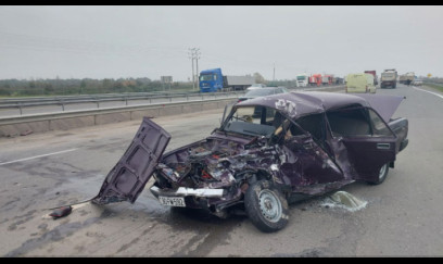 Lənkəranda agır qəza: Xəsarət alanlar var - FOTO