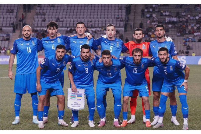 Azərbaycan Fransaya qol vurdu 