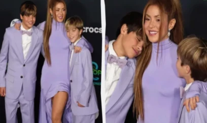 Şakira oğlanları ilə üzə çıxdı: hamısı eyni rəngli paltarda-FOTO