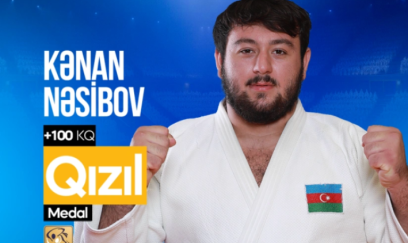 Azərbaycan cüdoçusu qızıl medal qazanıb 