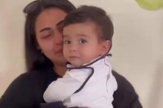 Narkotik bağımlısı ana körpəsi ilə ilk görüşdə kövrəltdi - VİDEO