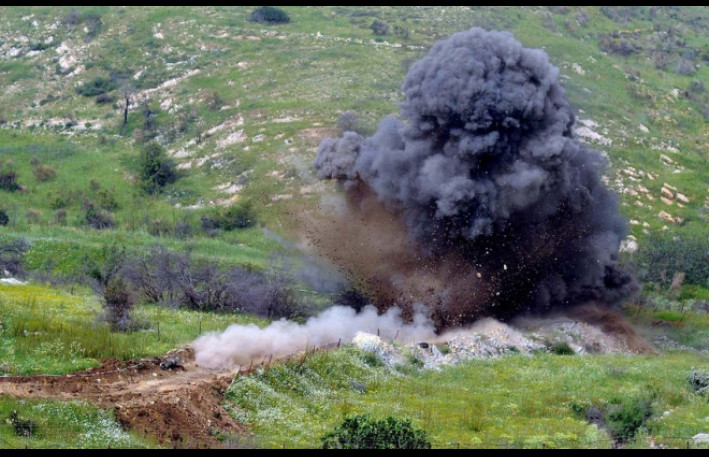 Qazaxda mina partlayışı: ANAMA əməkdaşı xəsarət aldı