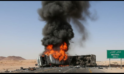 Zəvvar avtobusu qəzaya düşdü - 42 ölü