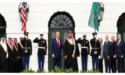 Tramp Ağ Evdə Məhəmməd bin Salmanı qəbul edib 