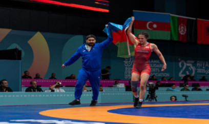 Azərbaycanın qadın güləşçisi İslamiadanın qalibi olub 