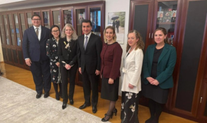 Hikmət Hacıyev ABŞ Dövlət katibinin müavini ilə görüşüb