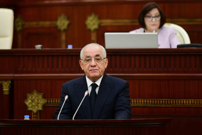 Baş nazir Milli Məclisdə iştirak etdi