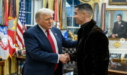Ronaldo Ağ Evdə Donald Trampla görüşüb 