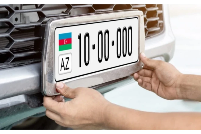 Azərbaycanda avtomobil nömrələrində defis aradan qaldırıldı