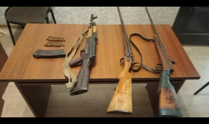 Polis paytaxt və regionlarda qanunsuz silah-sursat aşkarladı