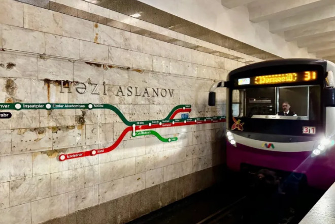 “Həzi Aslanov” stansiyasında təmir nə yerdədir? - RƏSMİ AÇIQLAMA