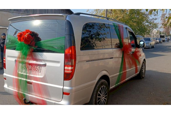 Tərtərdə dəfn mərasimi: Cənazə “bəy maşını” ilə yola salındı