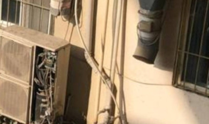 Yaşadığı binada təhlükə ilə üzləşən jurnalist paylaşım etdi - FOTO