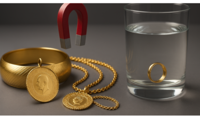 Saxta qızılı aşkar etməyin iki sadə yolu...