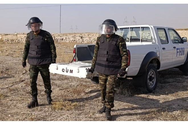 Kəngərli və Ordubadda hərbi sursatlar aşkar edildi - VİDEO