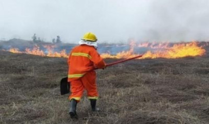 Kəlbəcərdə açıq ərazidə yanğın olub 