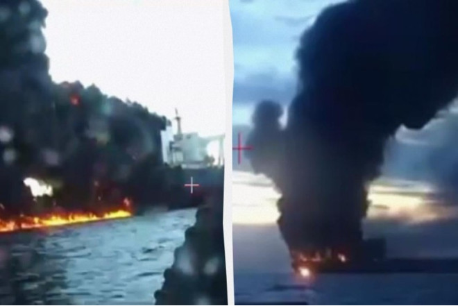 Ukrayna Qara dənizdə Rusiyanın iki tankerini hədəfə alıb