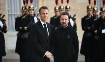 Zelenski Parisdə Makronla görüşəcək 