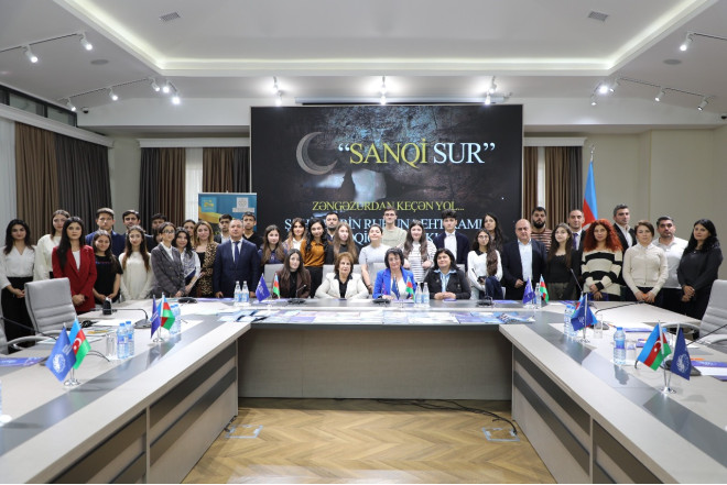 "Sanqi Sur - Zəngəzurdan keçən yol..." sənədli filminin təqdimatı keçirilib- 